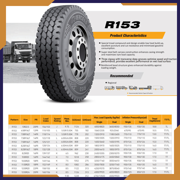 Lốp Tercelo R153